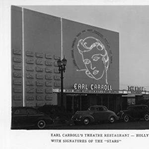 Earl Carrolls Theatre Restaurant - Hollywood, California