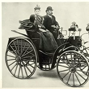 Early Motor Cars - Karl Benz and his wife