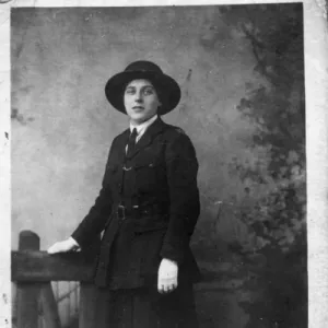 Early woman police officer, Lilian Maud Newell, WW1