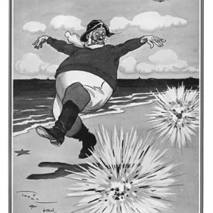 The East Coast is SO bracing, WW1 cartoon