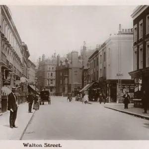 The east end of Walton Street, London