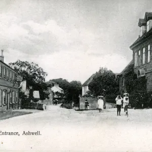 East Entrance & Three Tuns Hotel, Ashwell, Hertfordshire