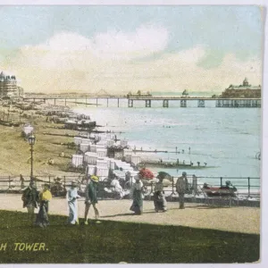 Eastbourne / Beach 1906