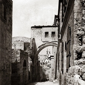 Ecce Homo Arch, Jerusalem, circa 1880s