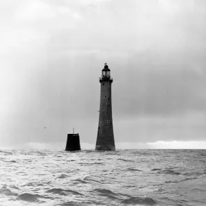 Eddystone Lighthouse, south of Plymouth, Devon