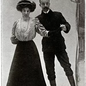 Edgar & Madge Syers the 1908 Olympics