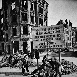 The Edge of the American Sector, Berlin, 1949