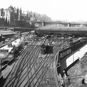 Edinburgh Waverley Station Victorian period