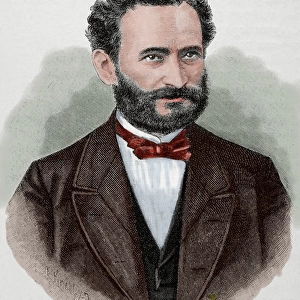 Eduard Lasker (1829-1884). German politician and jurist. En