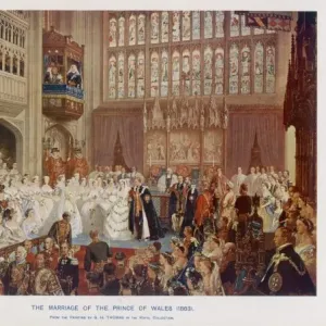 Print of Royal Wedding at St George's Chapel Print of Royal Wedding at St George's Chapel