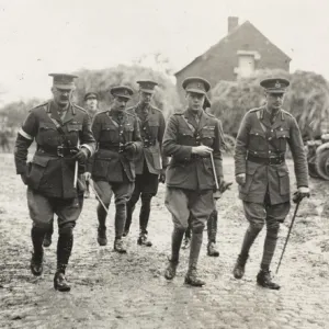 Edward, Prince of Wales - visiting Chateau de Fosteau, Belgi