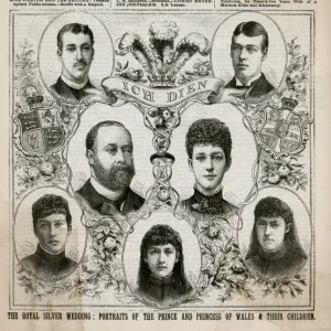 Edward VII and Alexandra silver wedding anniversary 1888