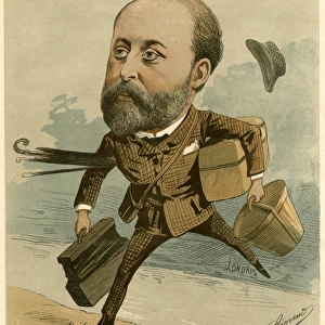 Edward VII heads for Paris, c. 1890