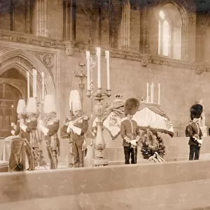 Edward VII lying in state, Westminster Hall