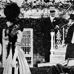 Edward VII in the Royal Box at Ascot