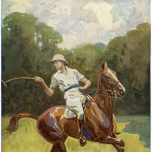 Edward VIII on the polo field, 1920s