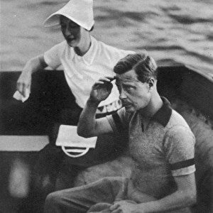 Edward VIII and Wallis Simpson on holiday on the Dalmatian c