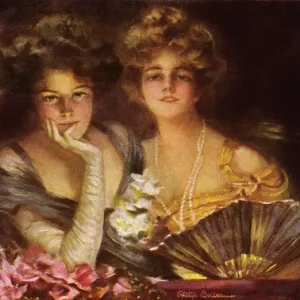 Edwardian girls at the opera