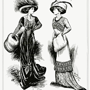 Edwardian womens clothing for spring 1909