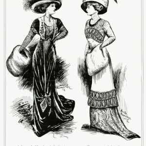 Edwardian womens clothing for spring 1909