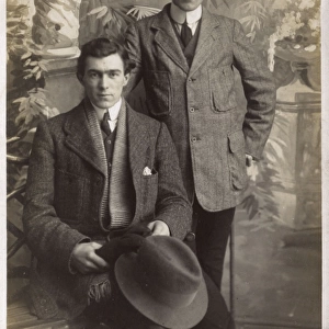 Two Edwardian young men