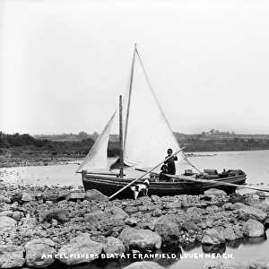An Eel Fishers Boat at Cranfield, Lough Neagh