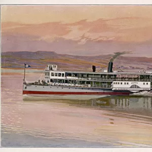 Egypt paddle steamer operated by Thomas Cook on the Nile