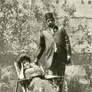 Egyptian couple in western dress, Cairo, Egypt