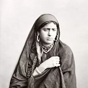 Egyptian fellahine or peasant woman, c. 1880 s