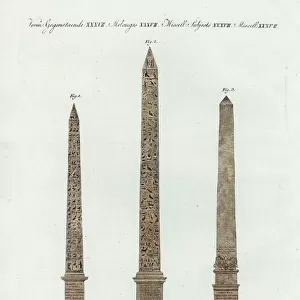 Egyptian Obelisks from Heliopolis in Rome
