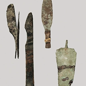Egyptians surgical instruments made of bronze. Egyptian