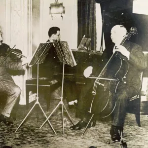 Einstein Plays Violin