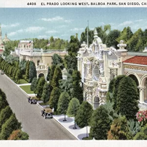 El Prado, Balboa Park, San Diego, California, USA