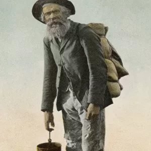 Elderly man (sundowner), Adelaide, South Australia