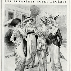 Elegant garden dresses 1912