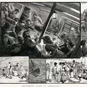Emigrants going to Australia 1887