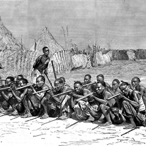 Emin Pashas Irregular Troops, c. 1887