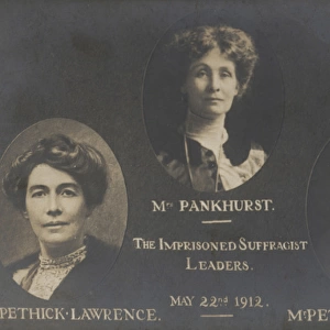 Emmeline Pankhurst Imprisoned Leaders