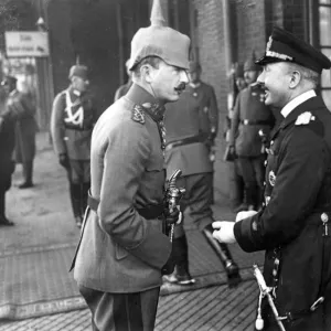 Emperor Charles I of Austria and Admiral Paul von Hintze