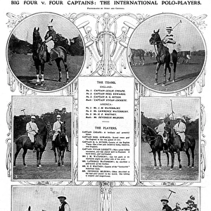 England and America polo teams, 1913