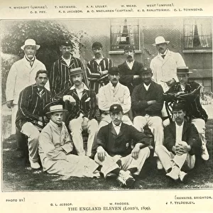 The England Cricket Team, Lord s, 1899