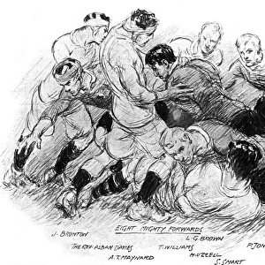 England v Wales rugby match 1914