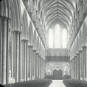 English Cathedrals - The Nave, Salisbury