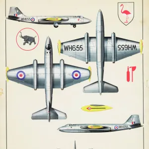 English Electric Canberra aeroplane