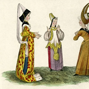 English ladies 15th Century