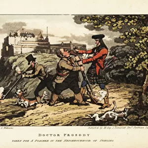 English tourists hunting in the highlands of Scotland