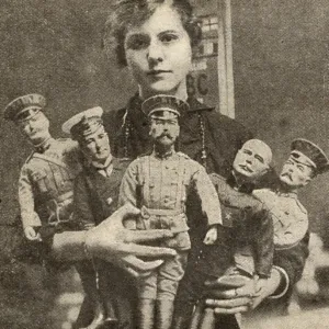 English toys during WW1 - English made war dolls