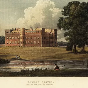 Enmore Castle, Somerset, the seat of the 3rd Earl of Egmont