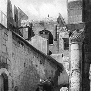 Entrance to Church of Holy Sepulchre, Jerusalem