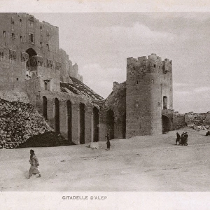 Entrance to the Citadel - Aleppo, Syria